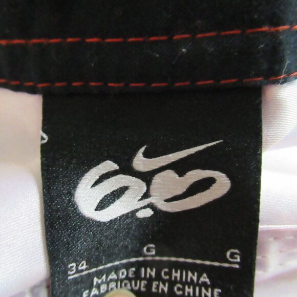 Nike 6.0 Board Shorts Mens Size 34 Red Orange Geometric Swim Trunks Active - Picture 2 of 16